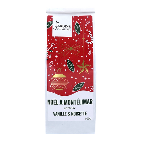 Sachet de thé de Noël : Thé noir Noël à Montélimar - Les Jardins de l'Hermitage