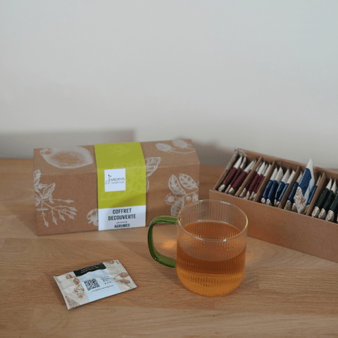 Coffret découverte d'infusettes de thés et infusions saveurs agrumes - Les Jardins de l'Hermitage