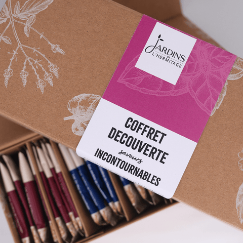 Coffret découverte d'infusettes de thés et infusions saveurs incontournables - Les Jardins de l'Hermitage