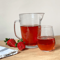 Infusion glacée Fraise & Goji - Tisane glacée hibiscus Les Jardins de l'Hermitage