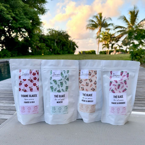 Infusion glacée Fraise & Goji - Thé glacé Les Jardins de l'Hermitage