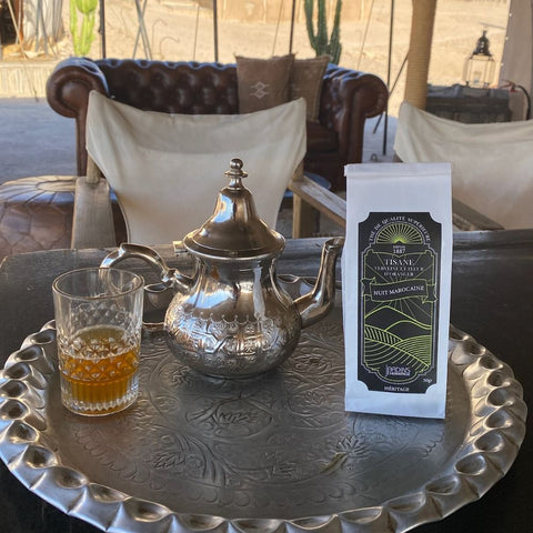 Tisane de plantes : Nuit Marocaine : infusion verveine et fleur d'oranger - Les Jardins de l'Hermitage