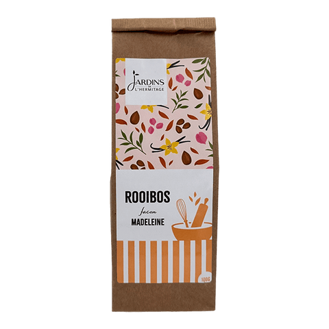 Rooibos façon Madeleine - Infusion gourmande sans théine - Tisane du soir - Tisanes Les Jardins de l'Hermitage
