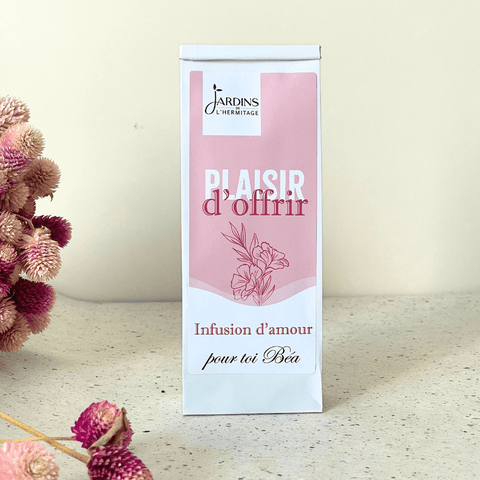 Sachet de thé personnalisé - Les Jardins de l'Hermitage