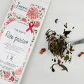 Thé blanc Octobre Rose : Abricot, rose et passion - Les Jardins de l'Hermitage