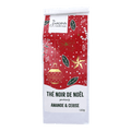 Thé noir de Noël sachet 100g : Amande et cerise - Thés de Noël Les Jardins de l'Hermitage