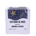 Boite de thé noir de Noël saveurs amande et cerise - Les Jardins de l'Hermitage