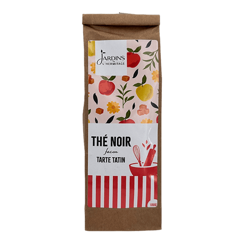 Thé noir façon Tarte tatin - Thés gourmands - Thé noir aromatisé -  Les Jardins de l'Hermitage