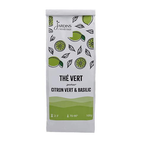 Thé Vert Citron Vert & Basilic - Les Jardins de l'Hermitage
