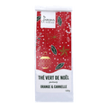 Sachet de thé vert de Noël en vrac orange et cannelle - Les Jardins de l'Hermitage