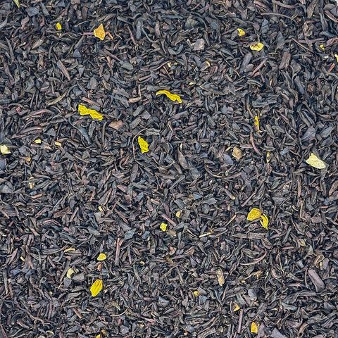 Thé noir agrumes : Un thé pour Sasha - Thé noir aromatisé Les Jardins de l'Hermitage